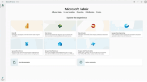 Microsoft Fabric Homepage