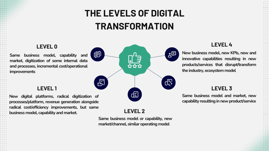 The Levels of Digital Transformation